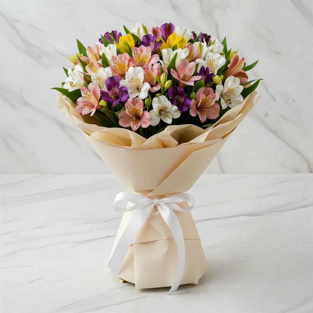 Букет цветов из: Альстромерии в Мосальске