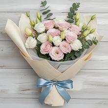 Букет цветов из:  Лизиантусы в Мосальске