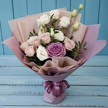 Букет цветов из:  Розы и Лизиантусы #REPLACE_PRED# Мосальске