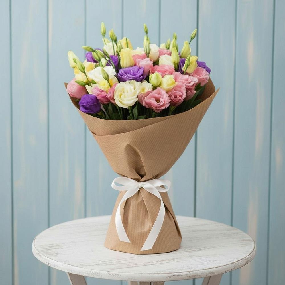 Букет цветов из: Лизиантусы в Мосальске