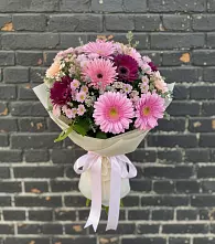 Букет цветов из:  Герберы и Хризантемы в Мосальске