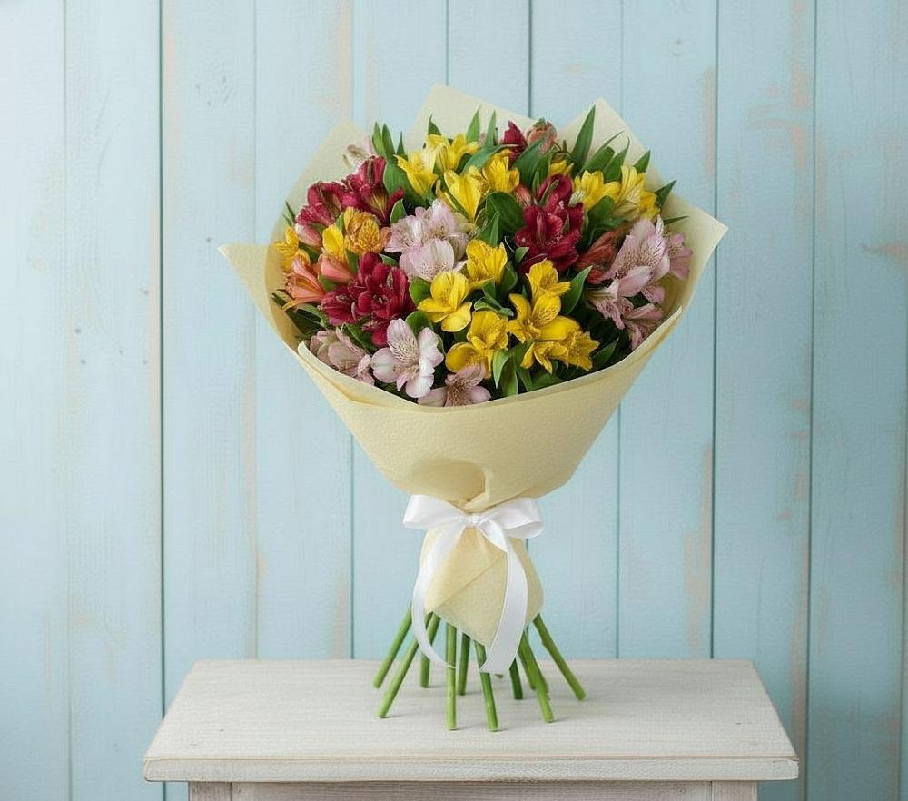 Букет цветов из: Альстромерии в Мосальске