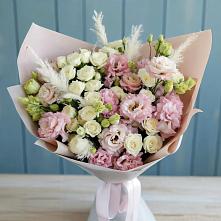 Букет цветов из:  Альстромерии и Розы в Мосальске