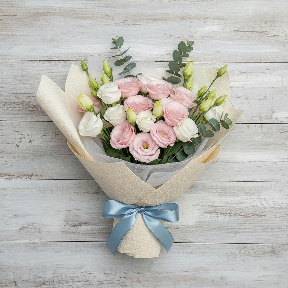 Букет цветов из: Лизиантусы в Мосальске